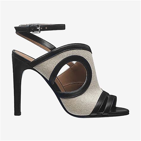 chunky hermes sandals|hermes heeled sandals.